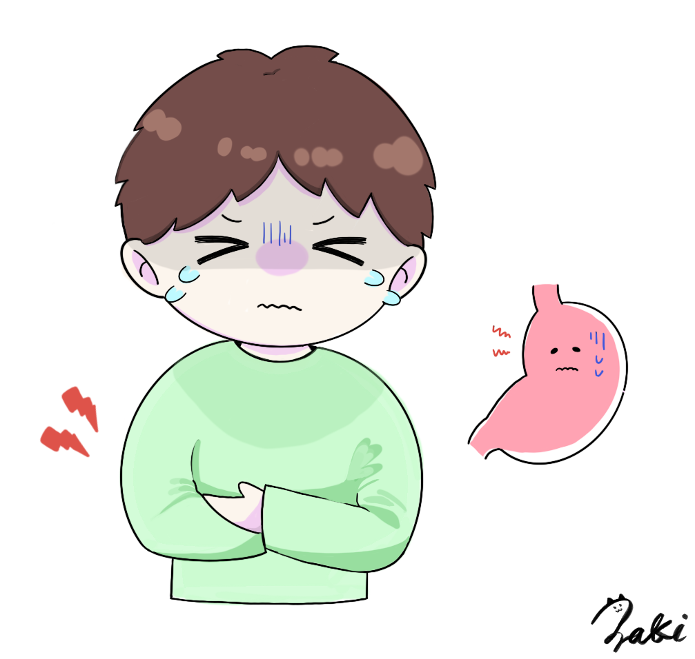 胃腸炎 イラスト